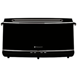 Hotpoint TT22EAB0UK Long Slot 2-Slice Toaster, Black